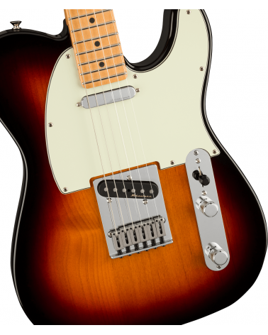 Fender Player Plus Telecaster, Maple Fingerboard, 3-Color Sunburst