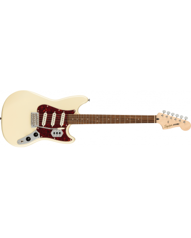 Squier Paranormal Cyclone, Laurel Fingerboard, Tortoiseshell Pickguard, Pearl White